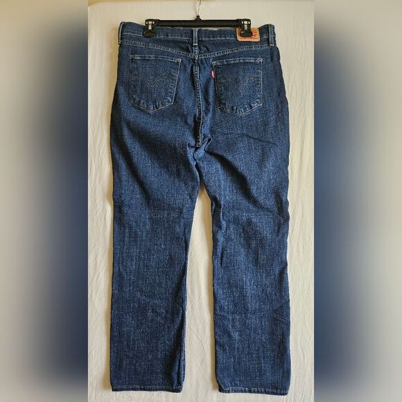Levi's Jeans Women’s 32 (34x29) Blue Classic Straight Leg Mid Rise Western GUC - Picture 7 of 9